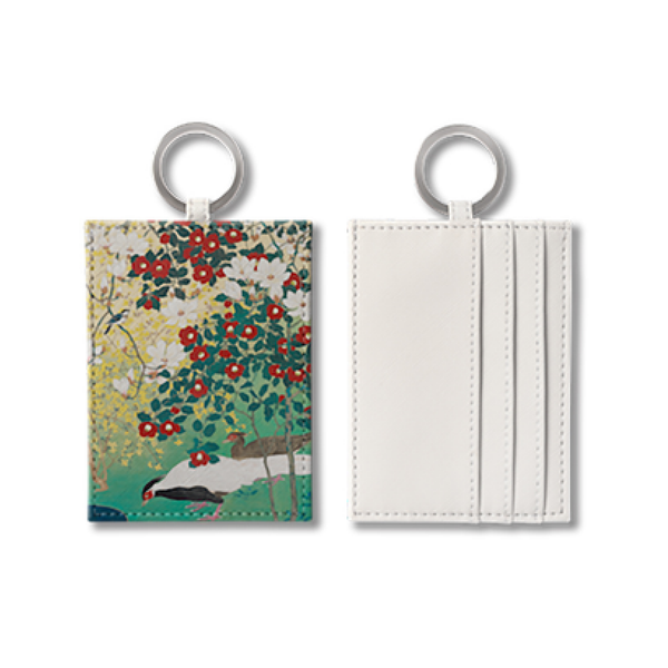 Four Seasons in the Style of Araki Juppo (Spring) Name Card Holder 仿荒木十畝「四季花鳥 - 春」咭片套